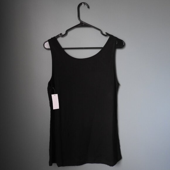 Van Heusen Lace Business Tank Top, Women's Large, Black - Picture 7 of 7